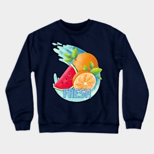 Fresh (Orange and Watermelon) Crewneck Sweatshirt